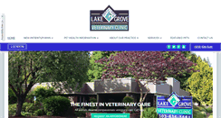 Desktop Screenshot of lakegrovevet.com