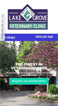 Mobile Screenshot of lakegrovevet.com